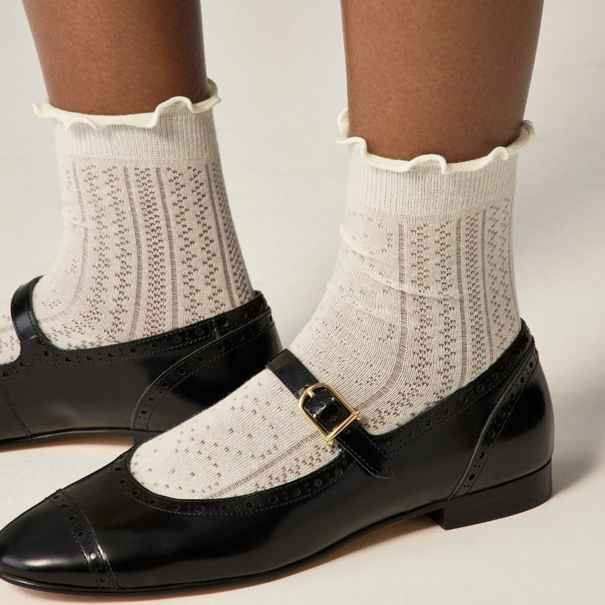 Women Ruffle bootie socks three-pack - J.Crew