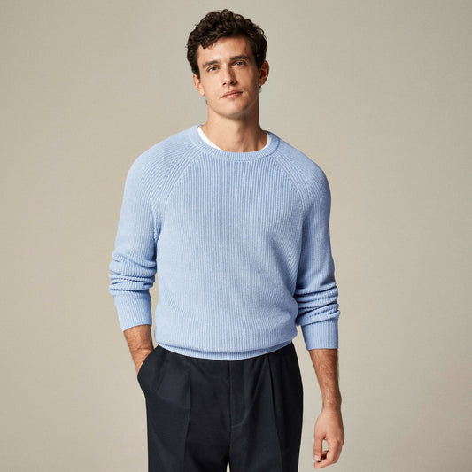 Men Heritage cotton ribbed sweater - J.Crew
