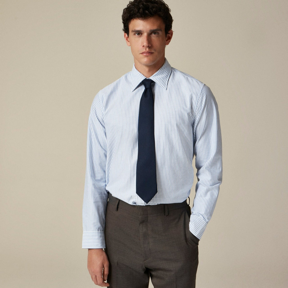 Men Slim Portuguese cotton oxford dress shirt - J.Crew