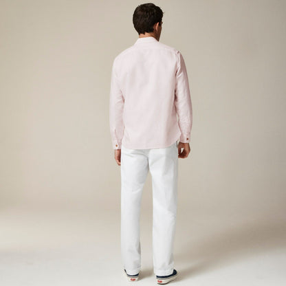 Men Linen-cotton blend twill workshirt - J.Crew