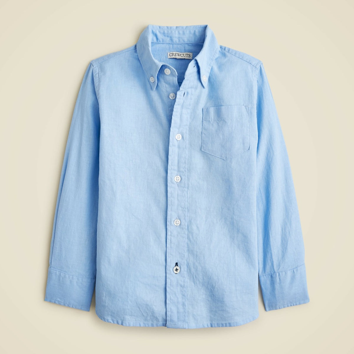 Kids Kids' button-down linen-blend shirt - J.Crew