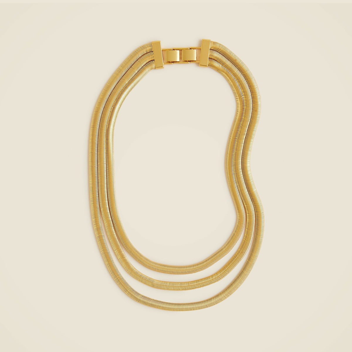 Women Layered snake chain necklace - J.Crew