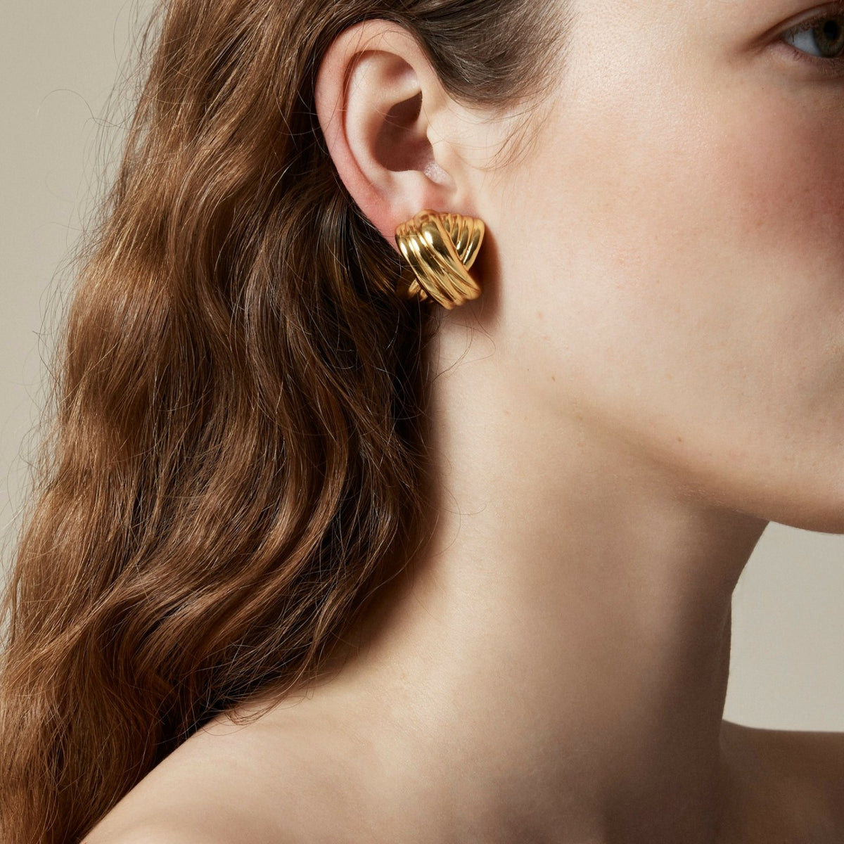 Women Crisscross stud earrings - J.Crew