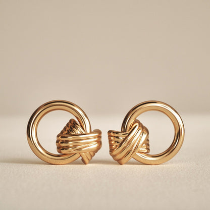 Women Crisscross door knocker earrings - J.Crew