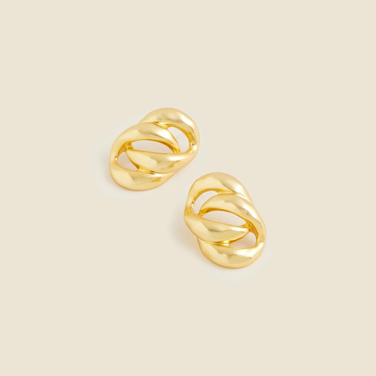 Women Sculptural link earrings - J.Crew