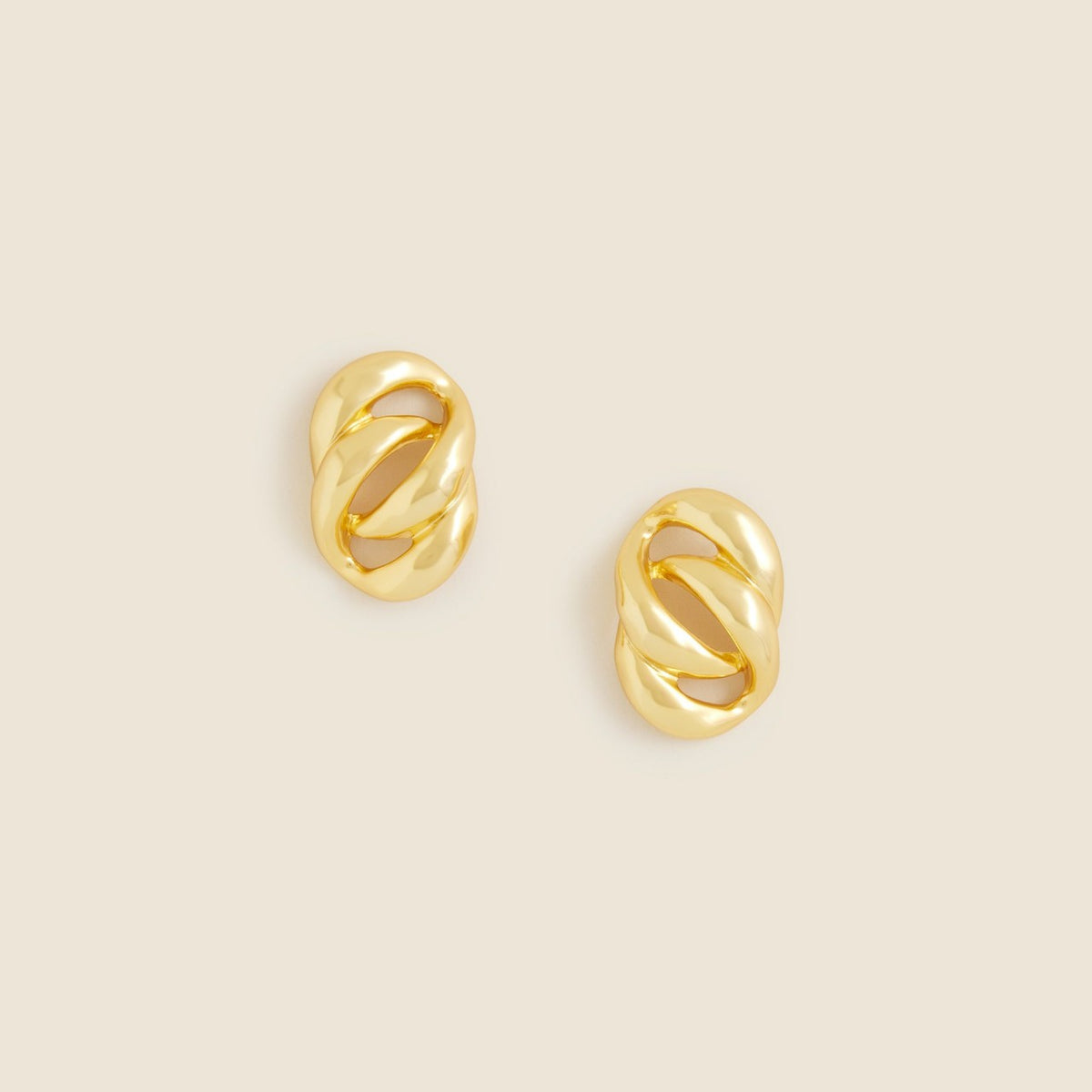 Women Sculptural link earrings - J.Crew