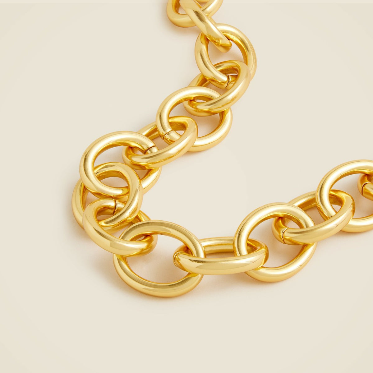 Women Rounded chainlink necklace - J.Crew
