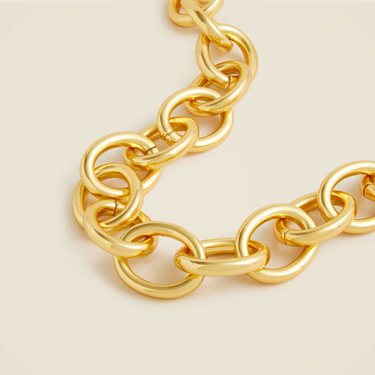 Women Rounded chainlink necklace - J.Crew