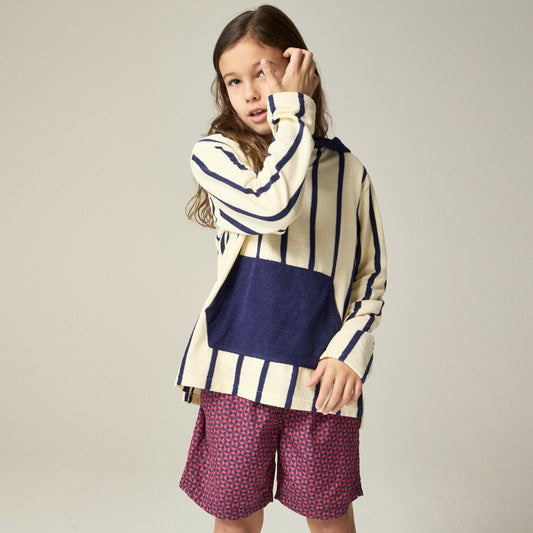 Kids Kids' hooded pullover in towel terry - J.Crew