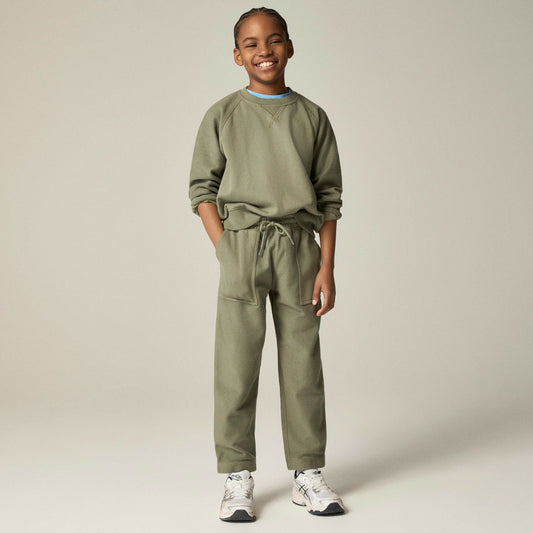 Kids KID by Crewcuts contrast carpenter-pocket sweatpant - J.Crew