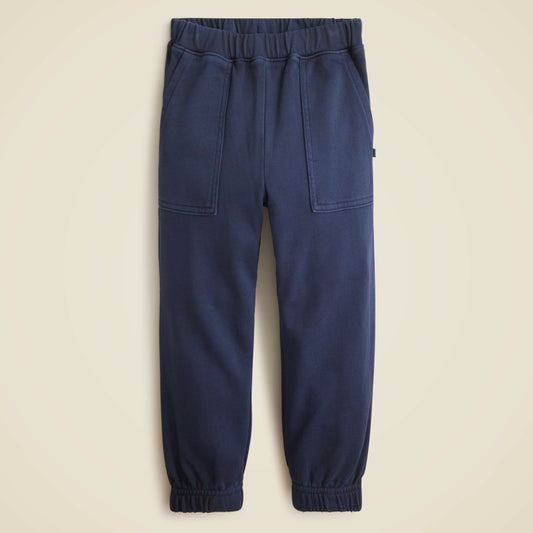 Kids KID by Crewcuts heathered carpenter-pocket sweatpant - J.Crew