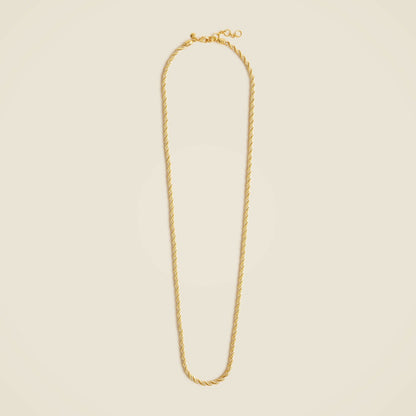 Women Long twist-chain necklace - J.Crew