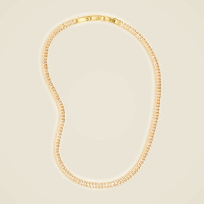 Women Dainty bezel-set cubic zirconia necklace - J.Crew