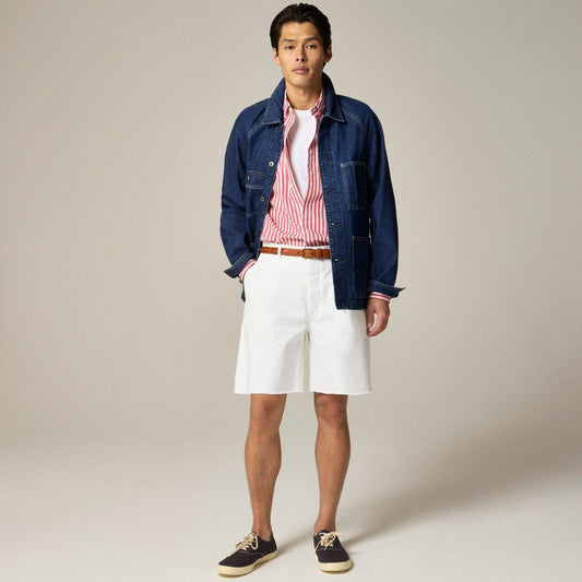 Men Wallace &amp; Barnes chore jacket in Japanese denim - J.Crew