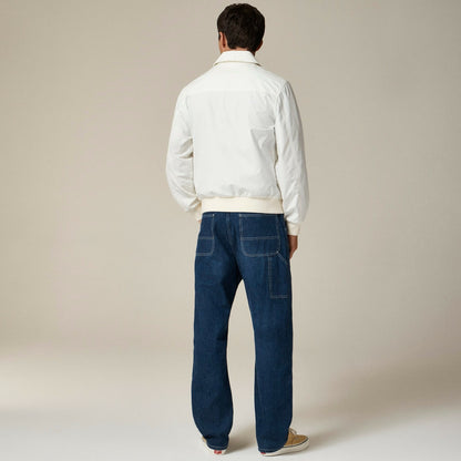 Men Flight jacket in cotton poplin - J.Crew