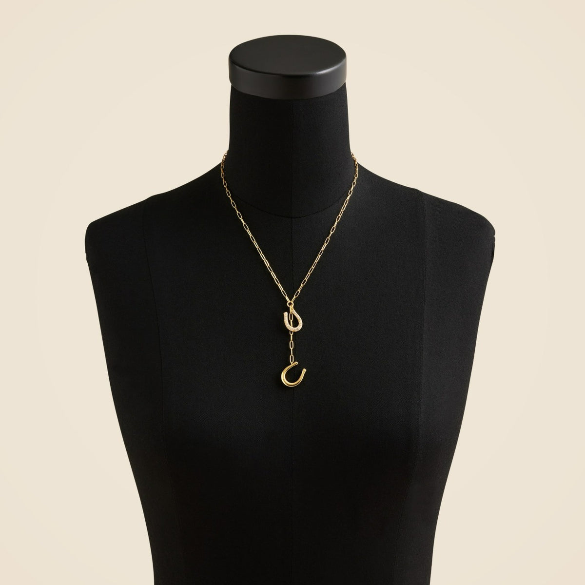 Women Horseshoe lariat necklace - J.Crew