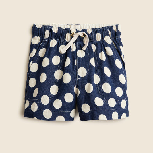 Kids Boys' linen-blend dock short - J.Crew