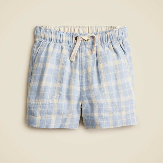 Kids Boys' linen-blend dock short - J.Crew