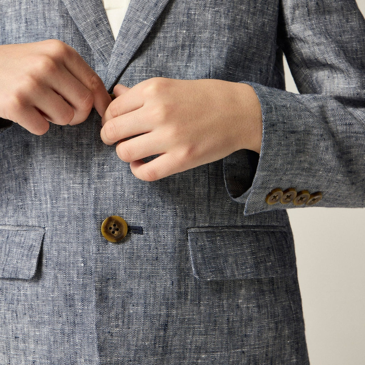 Kids Boys' Ludlow unstructured suit jacket in linen - J.Crew