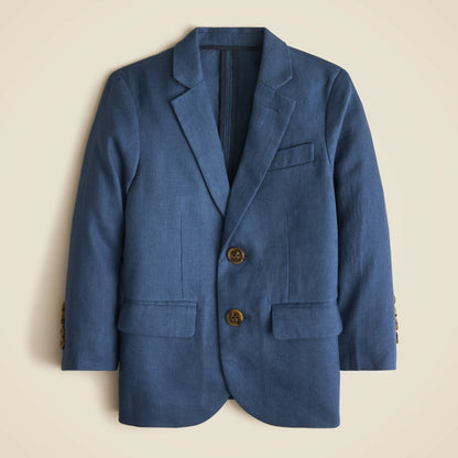 Kids Boys' Ludlow unstructured suit jacket in linen - J.Crew