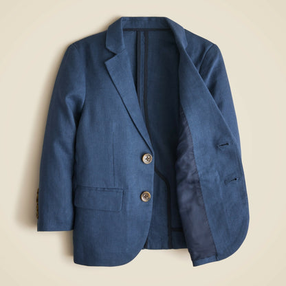 Kids Boys' Ludlow unstructured suit jacket in linen - J.Crew