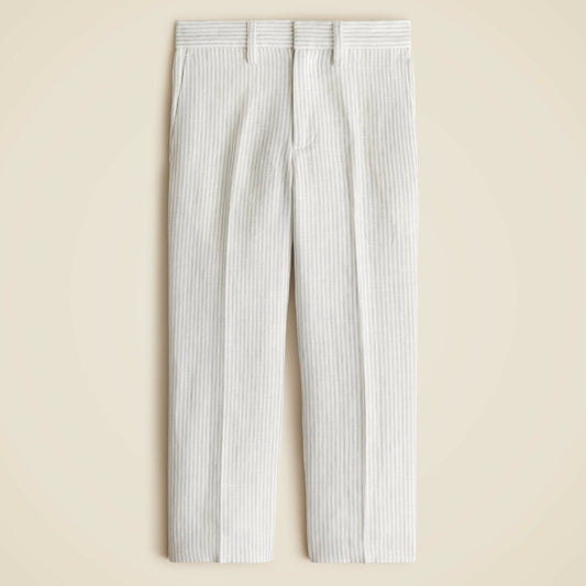 Kids Boys' Ludlow unstructured suit pant in linen - J.Crew