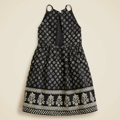 Kids Girls' halter dress in linen-cotton blend - J.Crew