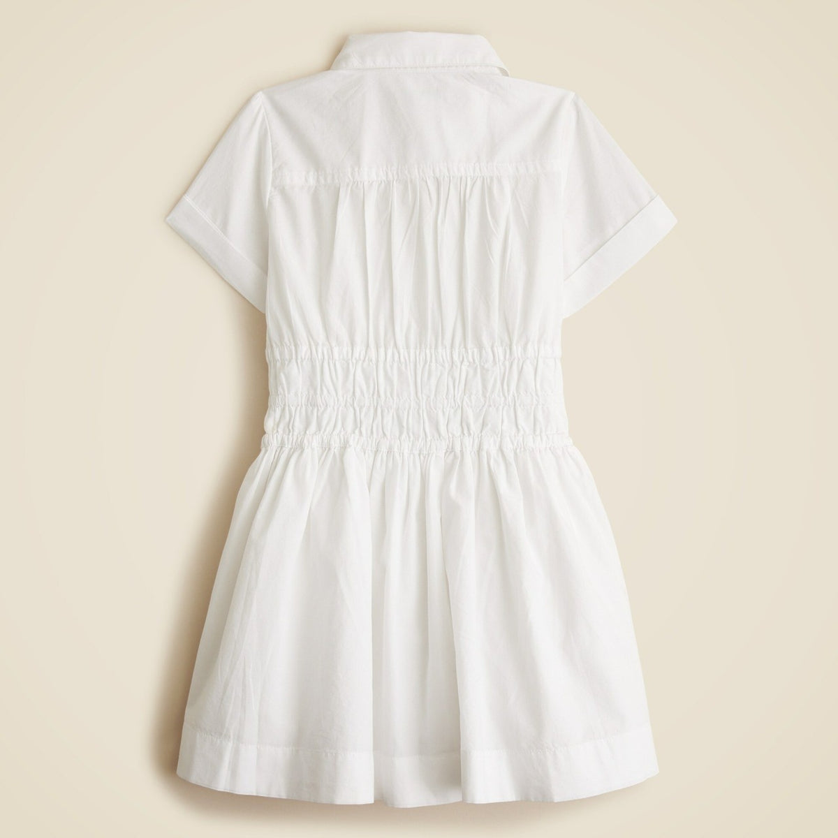 Kids Girls' Elena shirtdress in cotton poplin - J.Crew