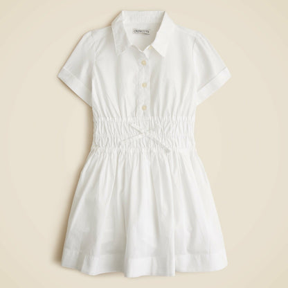 Kids Girls' Elena shirtdress in cotton poplin - J.Crew