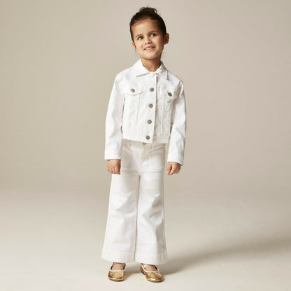 Kids Girls' Sailor stretch denim trouser in white - J.Crew