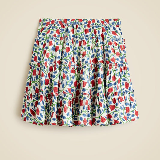 Kids Girls' tiered skirt with ruffles - J.Crew
