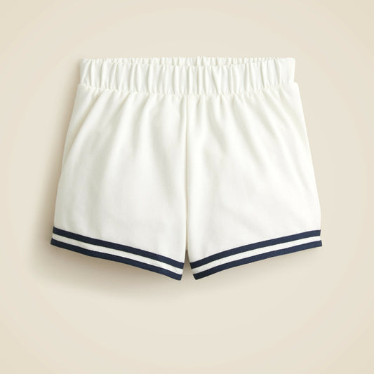 Kids Girls' Sailor pull-on sweatshort in terry - J.Crew