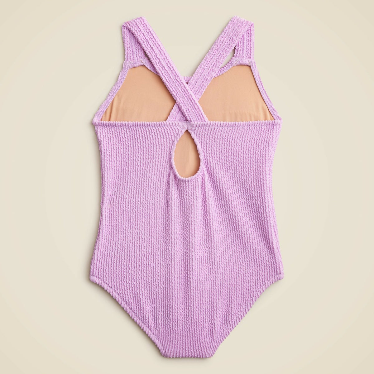 Kids Girls' smocked one-piece swimsuit with UPF 50+ fabric - J.Crew