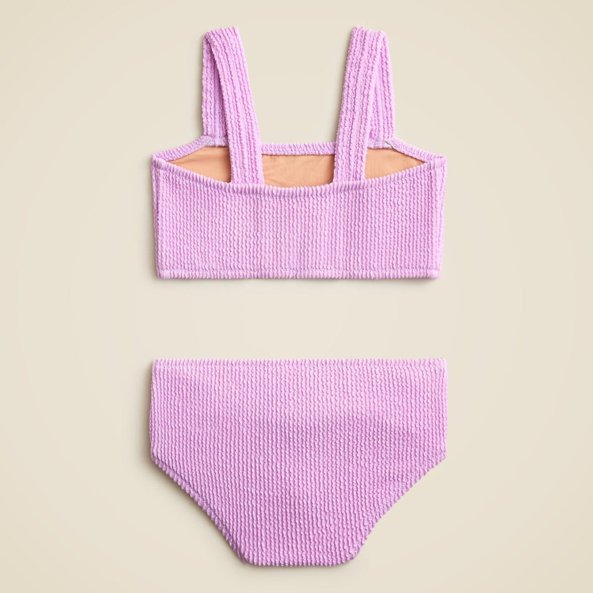 Kids Girls' smocked two-piece swimsuit with UPF 50+ fabric - J.Crew