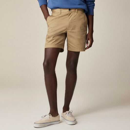 Men 7" Portsider stretch chino short - J.Crew