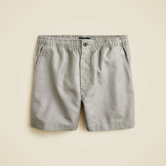 Men 5.5'' Pier short in cotton-linen blend - J.Crew