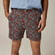 Wave Batik Burgundy Blu