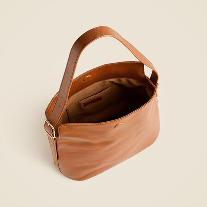 Women Berkeley shoulder bucket bag in leather - J.Crew