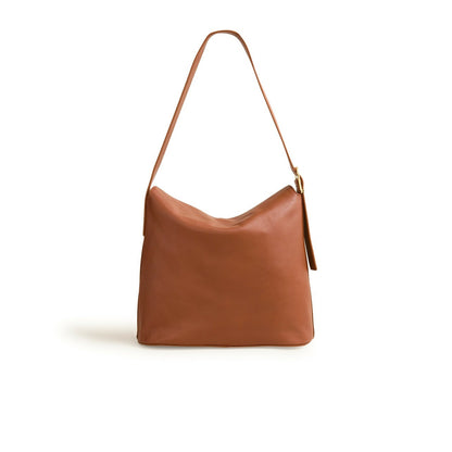 Women Berkeley shoulder bucket bag in leather - J.Crew