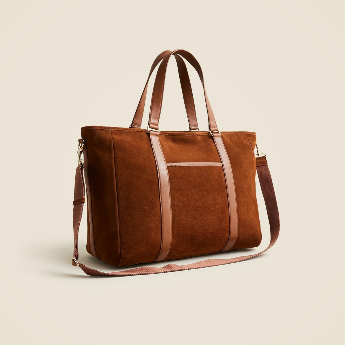 Women Berkeley overnight tote in suede - J.Crew