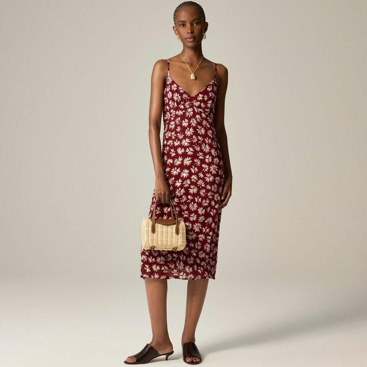 Women Small rattan top-handle bag - J.Crew