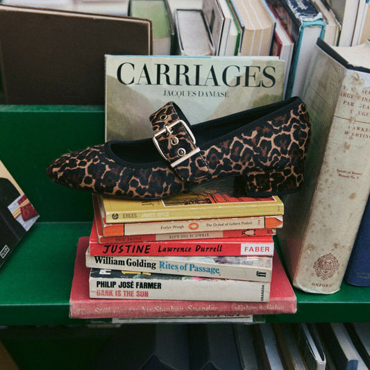 Women Teagan Mary Jane heels in leopard-print calf hair - J.Crew