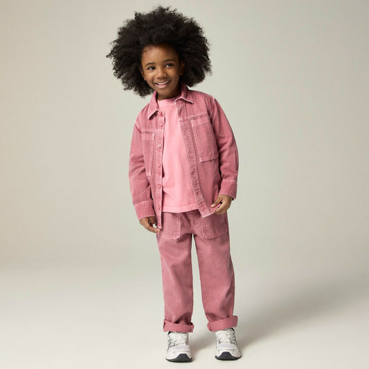 Kids Kids' garment-dyed denim shirt - J.Crew