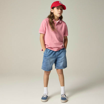 Kids Kids' washed piqu&eacute; polo shirt - J.Crew