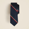 Navy Red Silver Repp