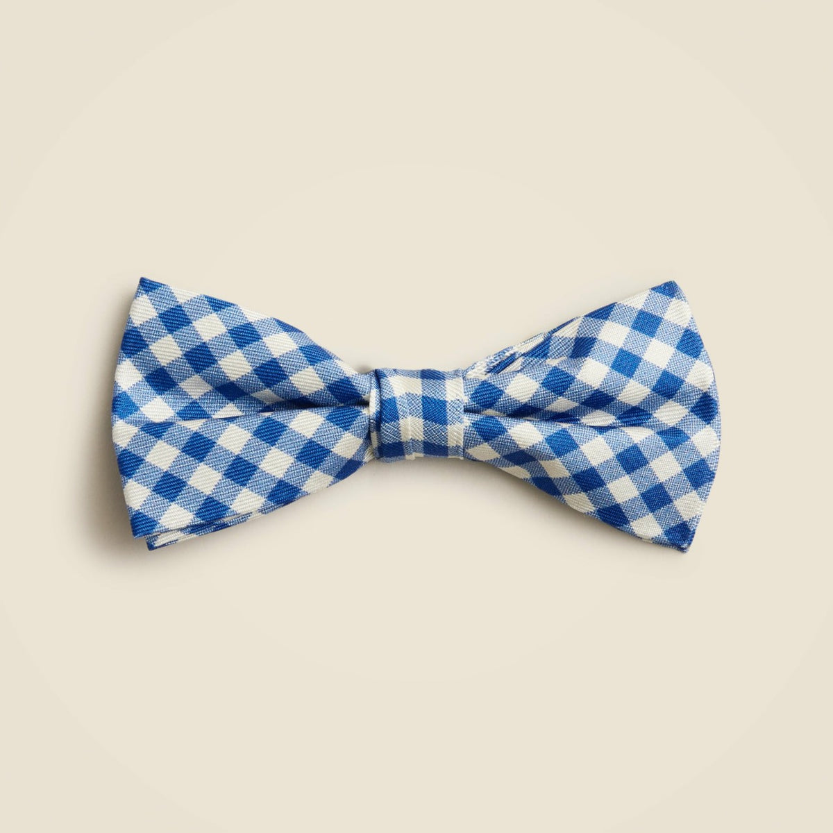 Kids Kids' silk bow tie in gingham - J.Crew