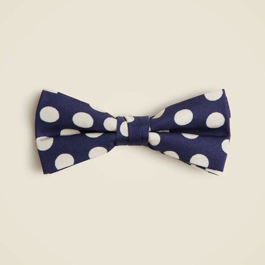 Kids Kids' silk bow tie in dot - J.Crew