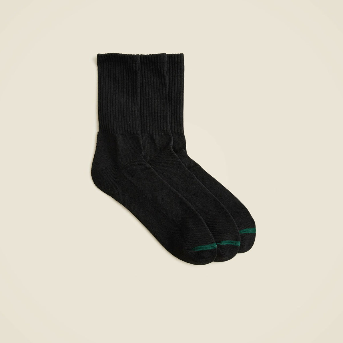 Men Athletic crew socks with COOLMAX&reg; technology three-pack - J.Crew