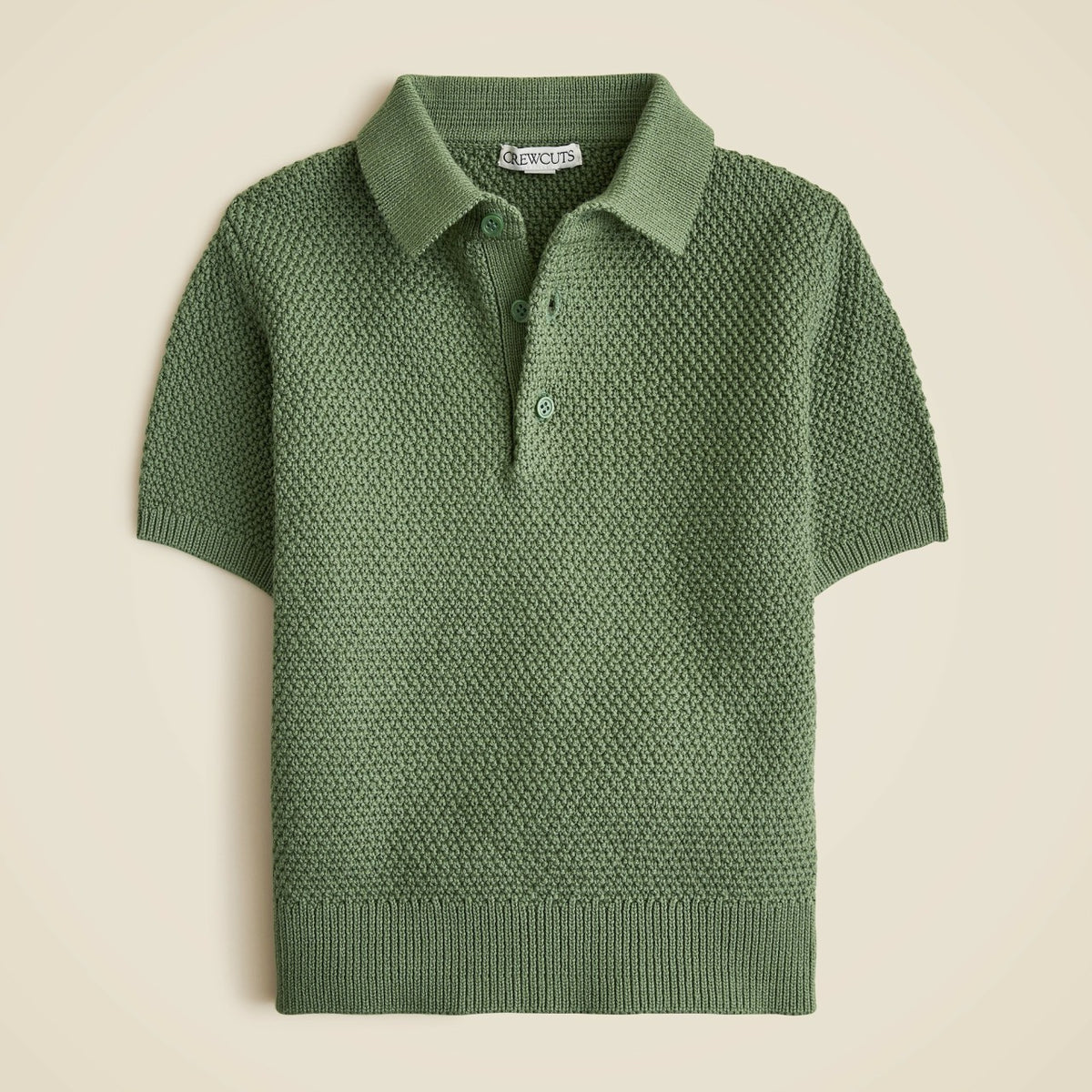 Kids Kids' short-sleeve seed-stitch sweater-polo - J.Crew