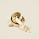 Metallic Gold Scallop